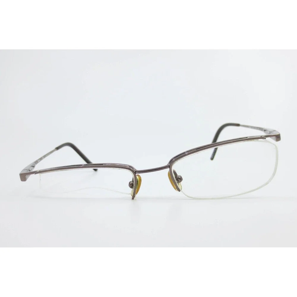 Ray-Ban RB 6101 2531 Gunmetal Brown Semi-Rimless Eyeglasses 50-18-135